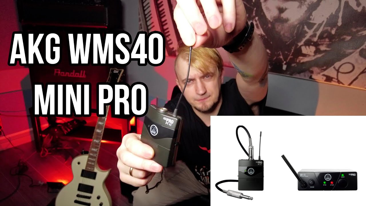 Обзор на гитарную радиосистему AKG WMS40 mini pro
