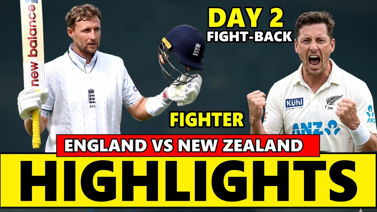 England vs New Zealand 2nd Test Day 2 Highlights 2026 | ENG vs NZ Highlights