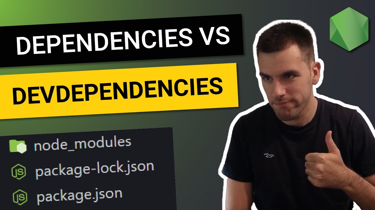 PACKAGE.JSON 😎 DEPENDENCIES vs DEVDEPENDENCIES ✅ ¿Cómo afectan al NODE_MODULES?