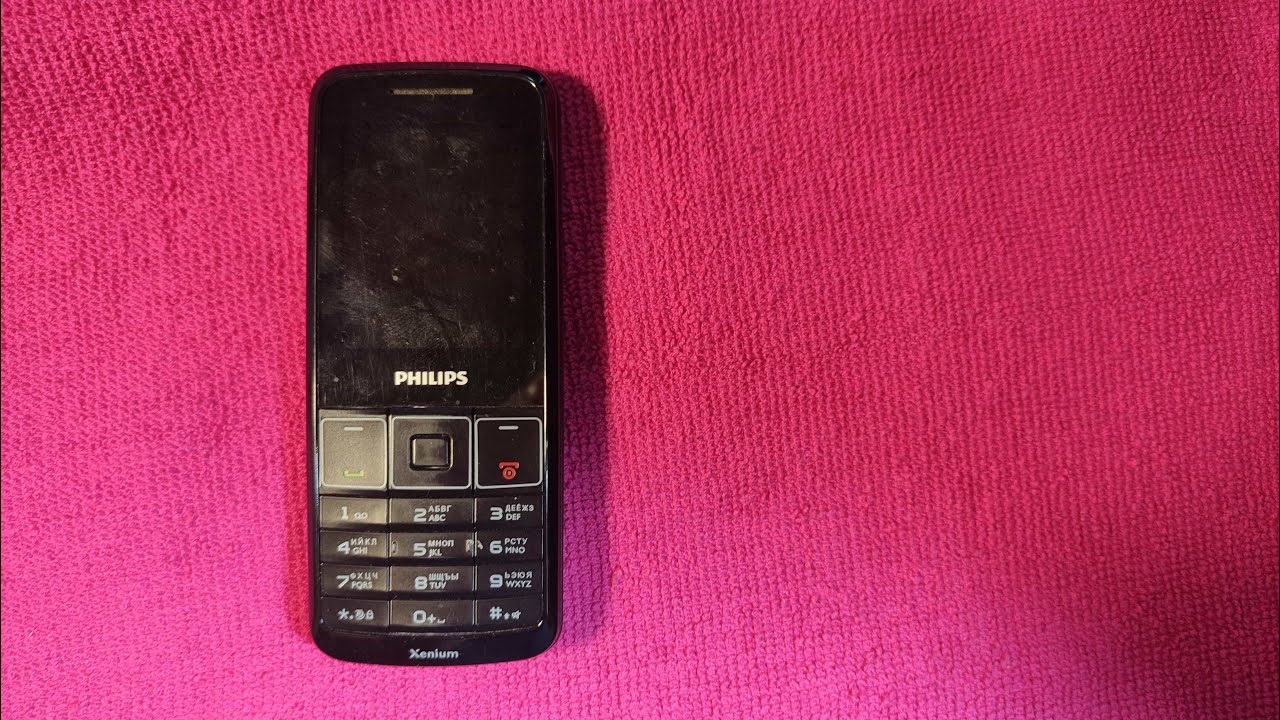 Обзор на легендарный телефон philips xenium x128 АСМР