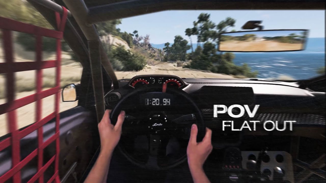 Mixed-Reality Island Rally: Full POV Clip! [Beamng]