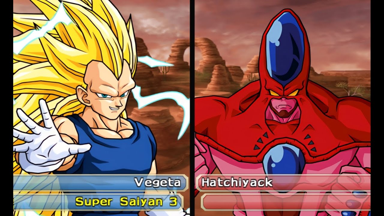 Vegeta (Super Saiyan 3) vs Hatchiyack (BT4)