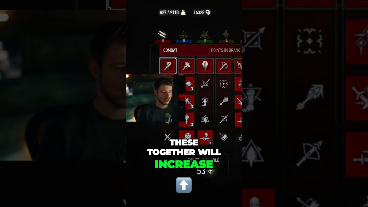 Boost Your Powers Avoid This Skill Tree Mistake in The Witcher #shorts #thewitcher3
