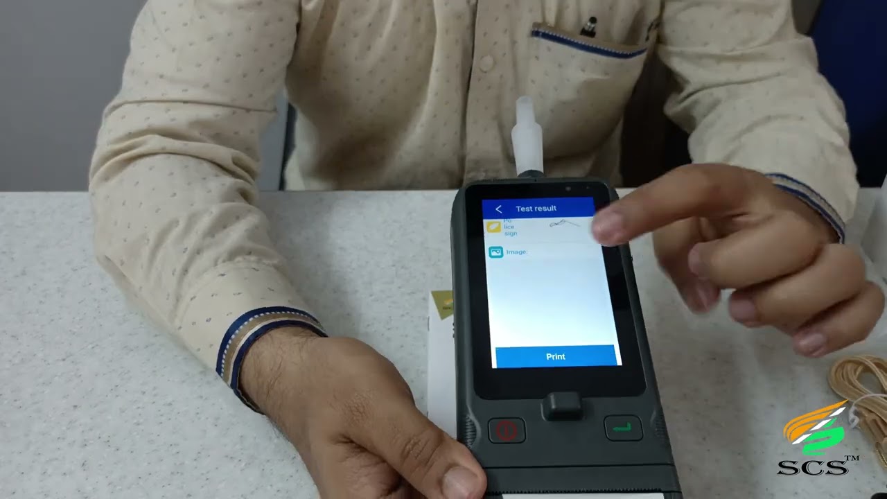 Sanchar Breath Alcohol Analyzer (SBAA-05) Technical Video