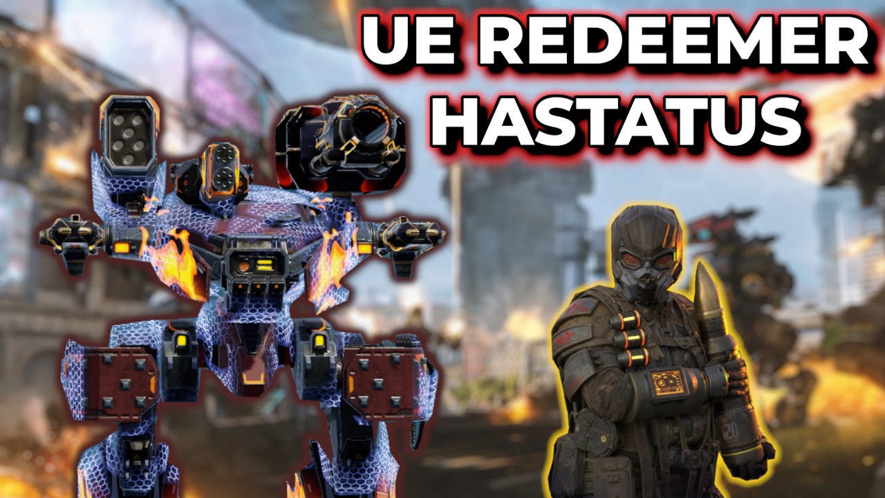 WR - Hastatus UE Redeemer UE Halo - A Really Solid Build + Kroko Giveaway Winners | War Robots