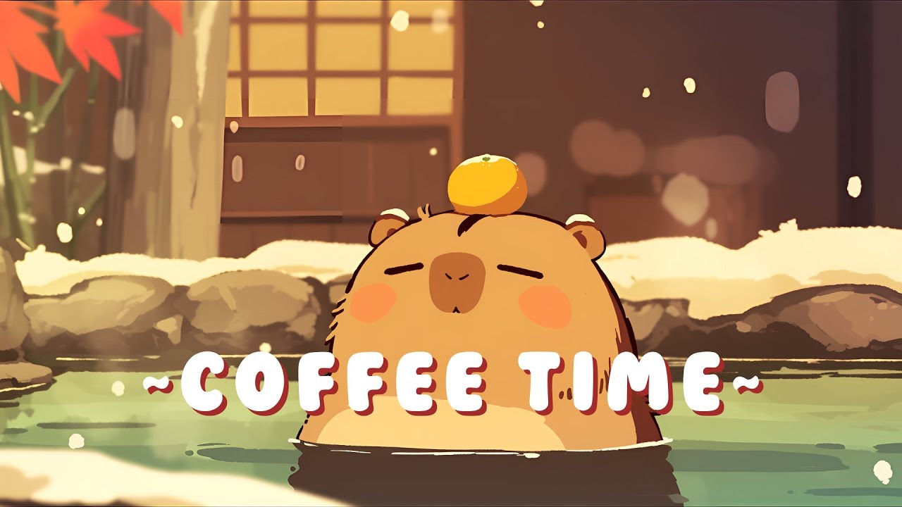 [Extended Mix] Capybara Lofi Collection - Peaceful Music for Your Soul ~ Peaceful Moments ~ 🦫 🌙 📖...