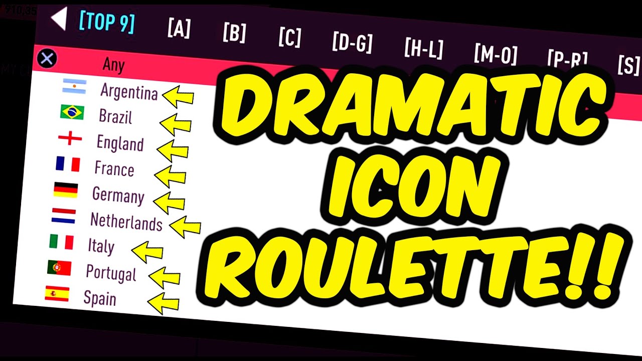 THE MOST DRAMATIC ICON ROULETTE! | FIFA 20 ULTIMATE TEAM