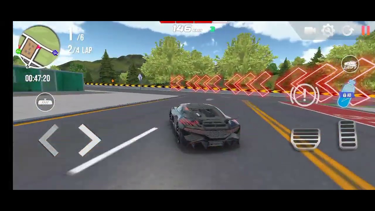 Car real simulator Bugatti racing next video porsche please like and subscribe 😊