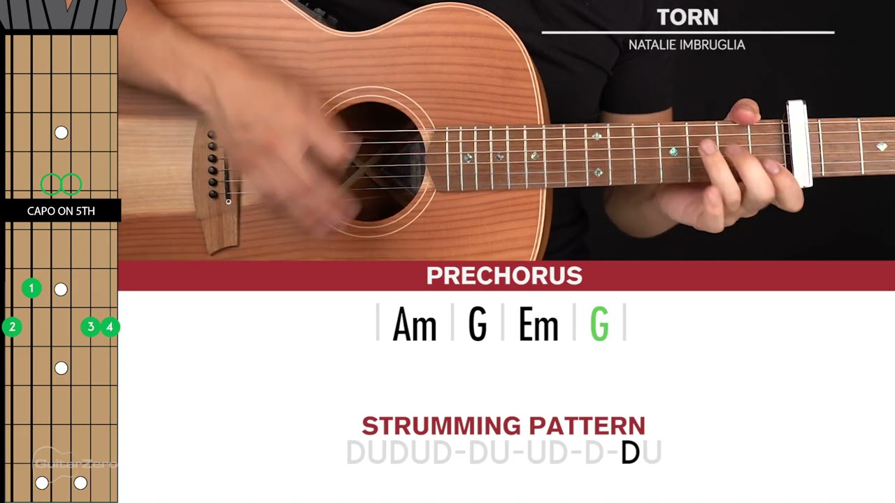 Torn Guitar Cover Natalie Imbruglia 🎸|Tabs + Chords|