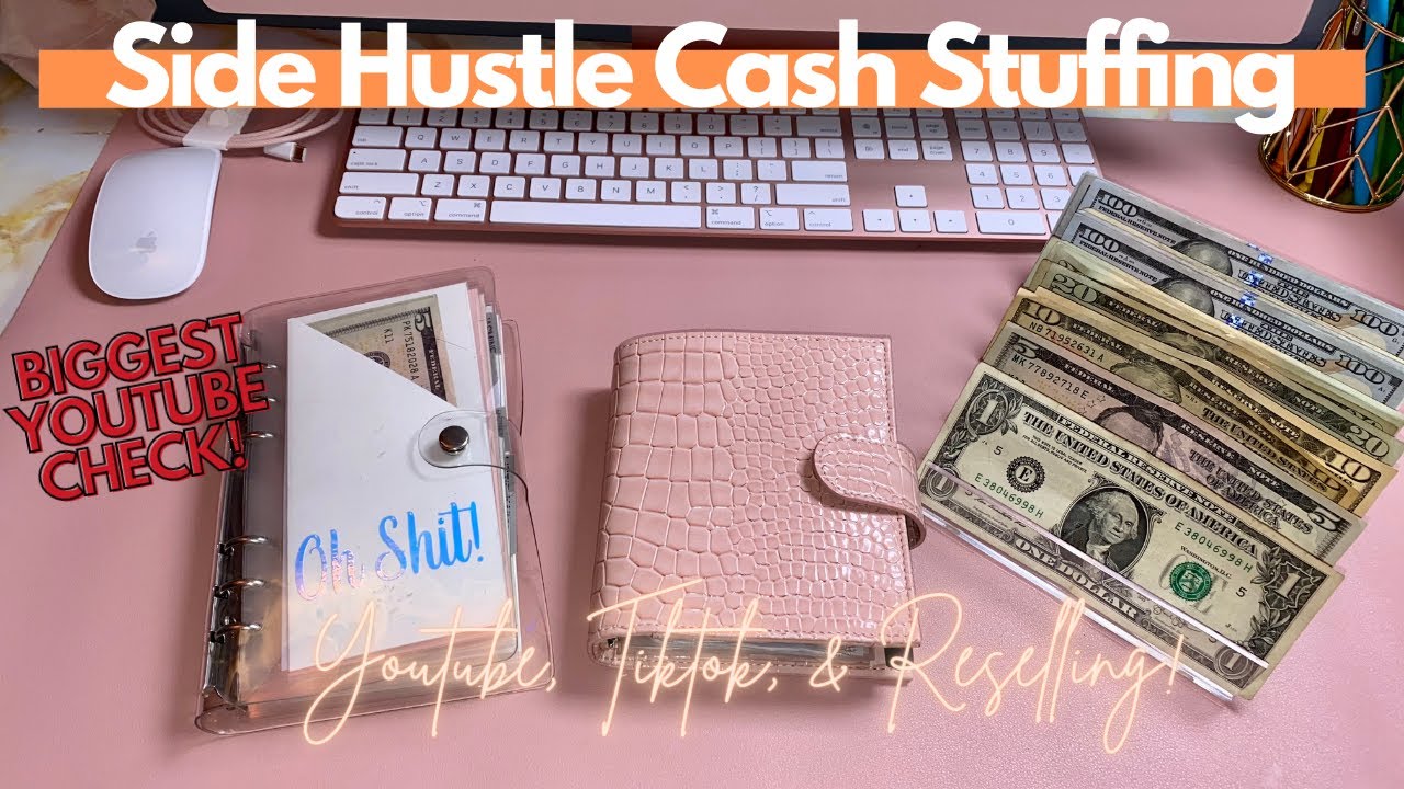 BIGGEST Youtube Paycheck Cash Stuffing | OhmyfroBudgets | Side Hustles | Business Income