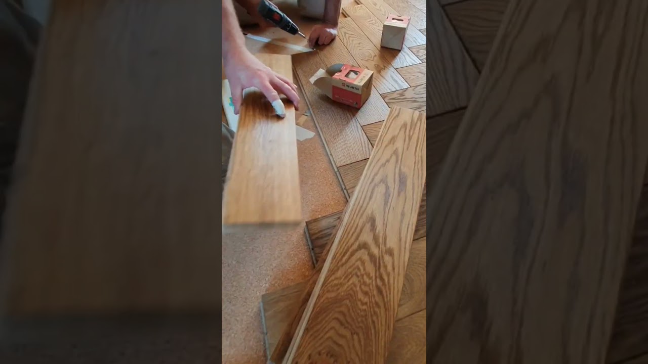 Tipps/ tools/ Parkett/ Holz/ Kleber/ kitten/ bohren/ sägen/ Fischgrätparkett legen / Massiv Parkett