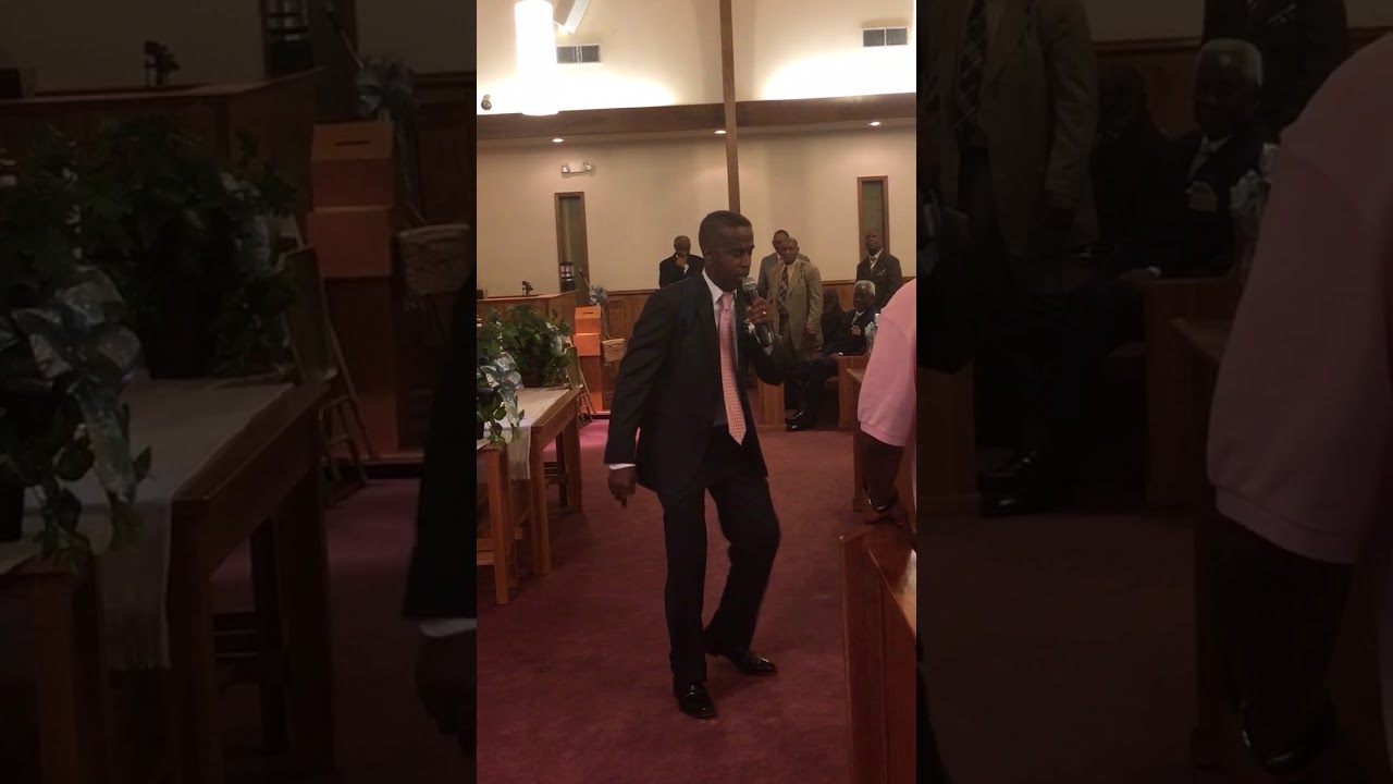 Rev Calvin McTier at Morning Pilgrim Baptist Church Montgomery,AL