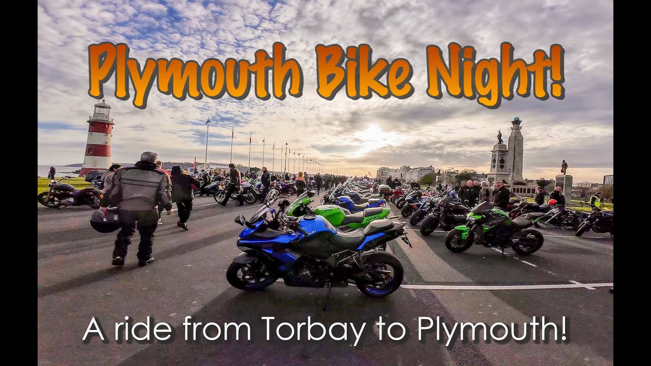 Plymouth Bike Night! A trip from Torbay to see what it's all about. With my MT125 and two MT07's.