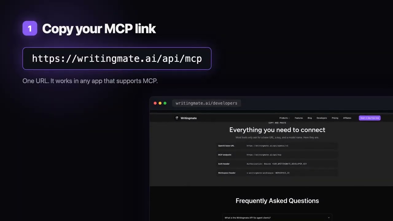 Writingmate MCP &mdash; OpenRouter Alternative & OpenAI-Compatible API for Claude Code, Cursor