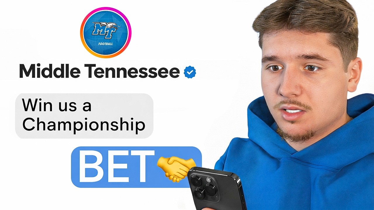 This College Asked Me to Win Them a Championship