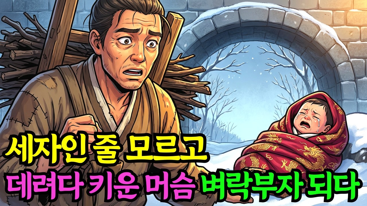 세자인 줄 모르고 버려진 천재 아이를 데려다 키운 머슴, 하루아침에 벼락부자가 되는데..