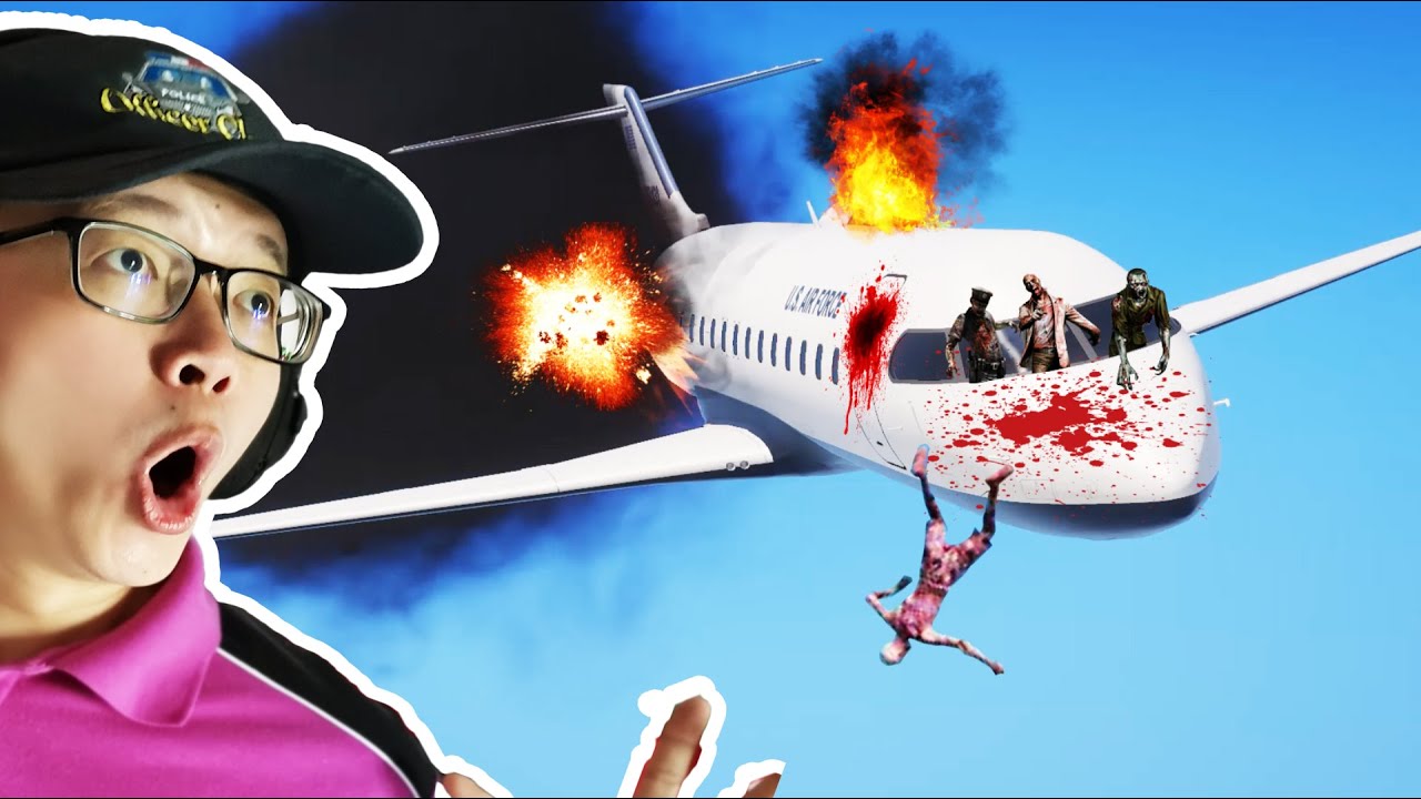 【Officer Ck】GTA5 僵尸出现在洛圣都飞机上！ 洛圣都即将成为死亡城市！（OMG😱）