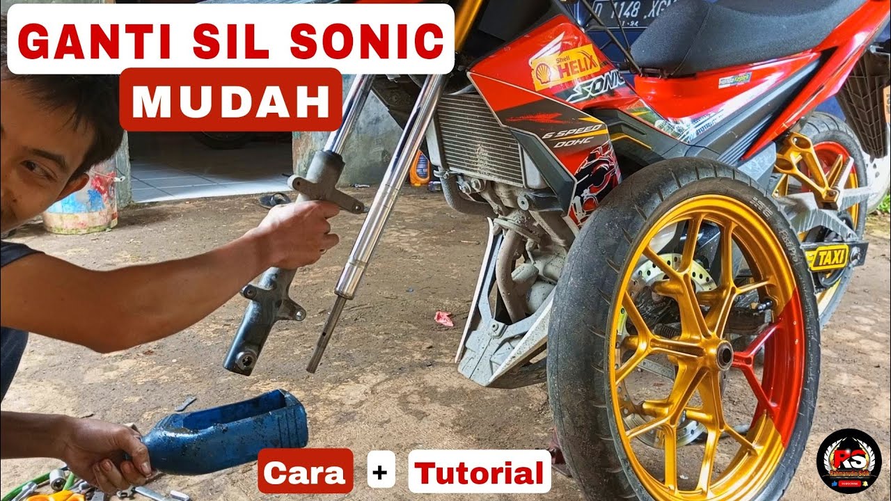 Cara Ganti Sil shock Depan SONIC