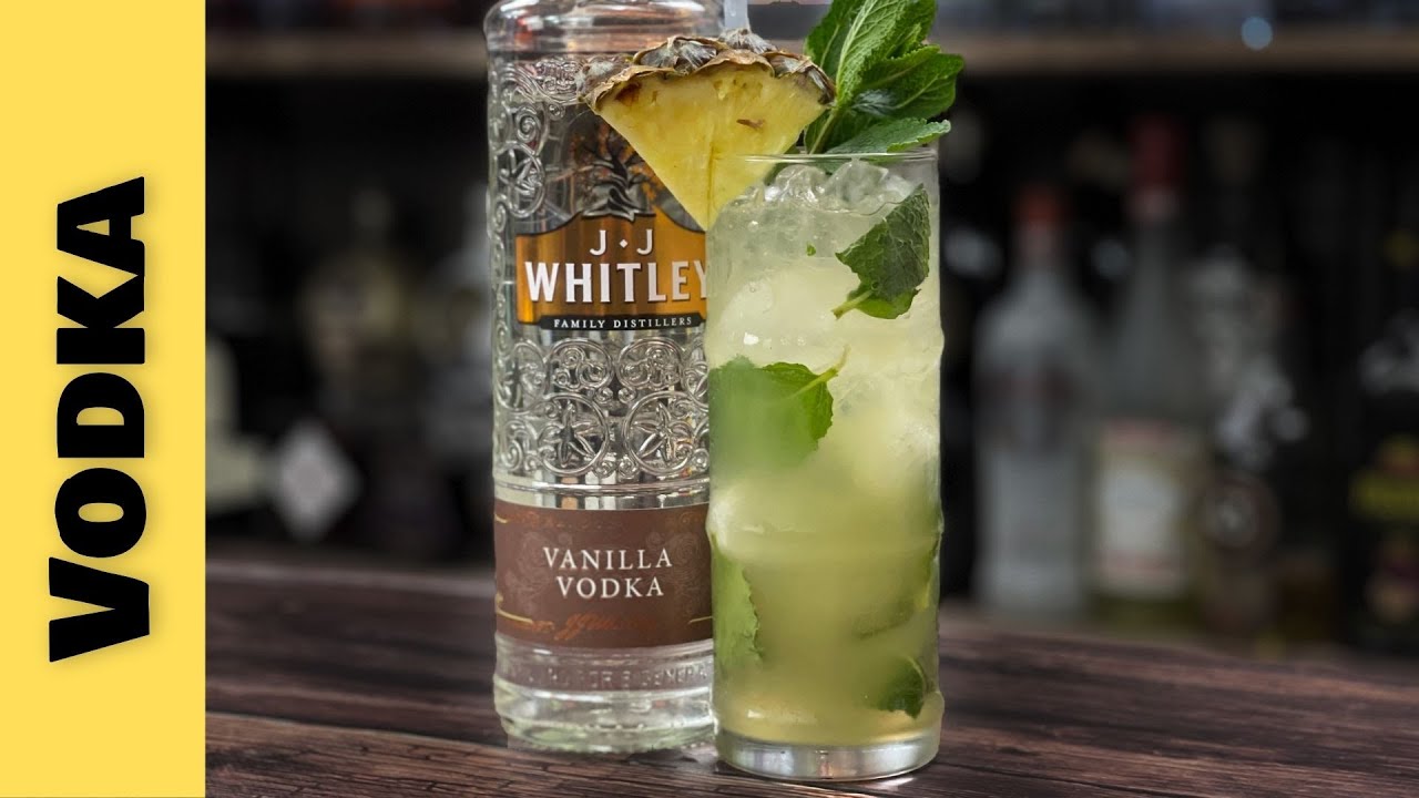 Easy Vodka Cocktail Recipes - VANILLA VODKA and PINEAPPLE MOJITO