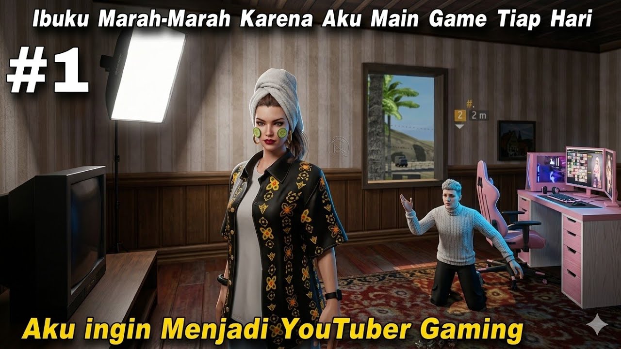 AKU INGIN MENJADI YOUTUBER GAMING - FILM DRAMA FF 