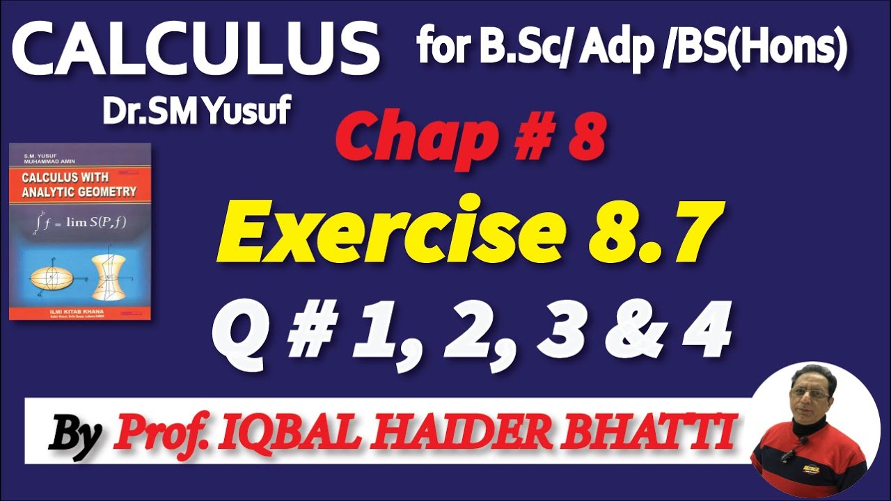 Chap#8 |Analytic Geometry of 3 Dimensions| Exercise 8.7 Q 1,2,3 & 4|Calculus by SM Yusuf lec 55