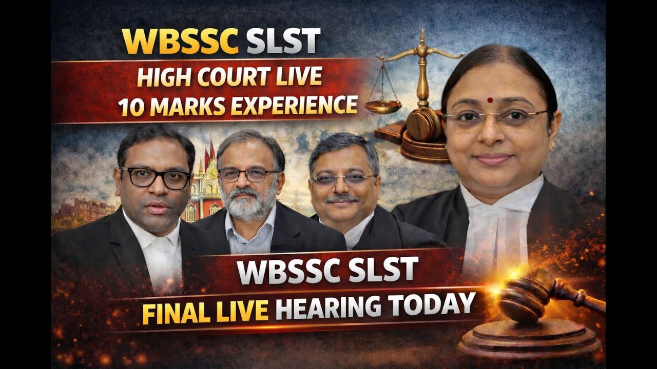 WBSSC SLST Experience 10 Marks  Cancel Case High Court  Live Hearing Today..
