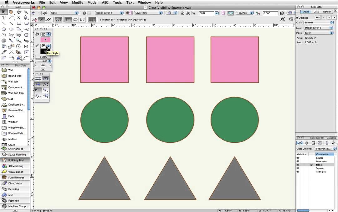 Working with Classes and Design Layers