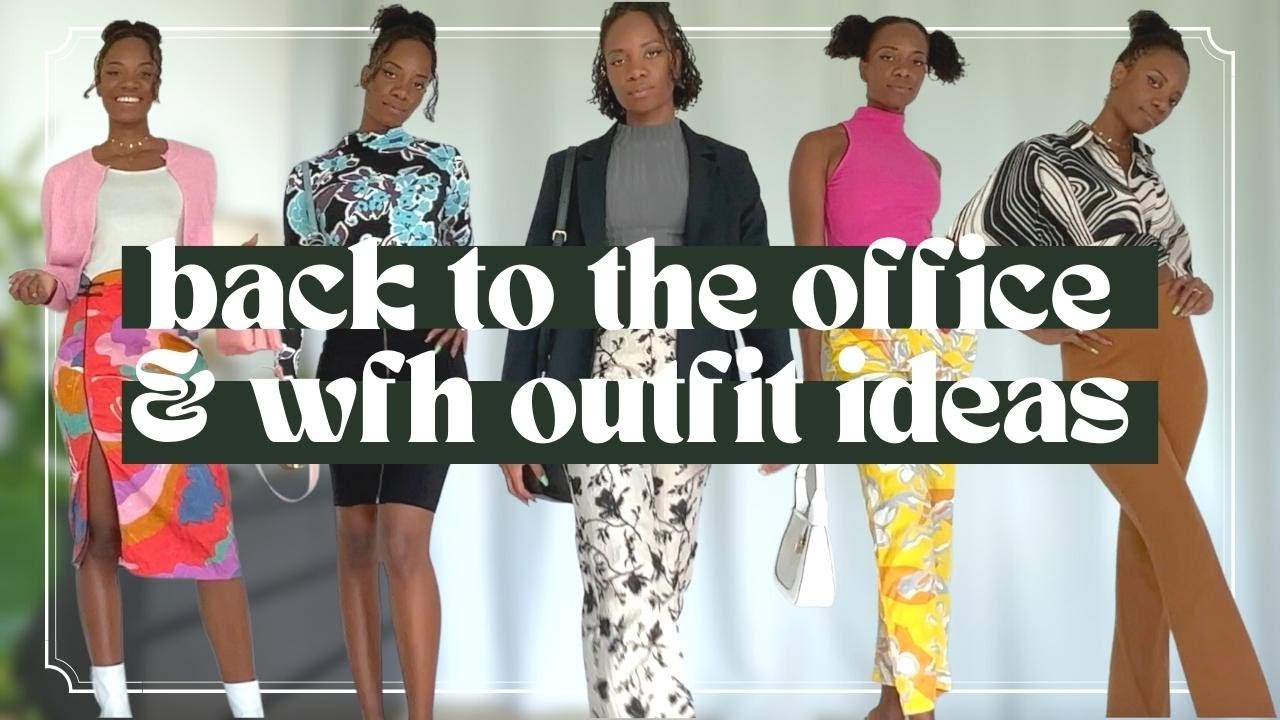 back to office outfit ideas | hybrid office and work from home outfit ideas