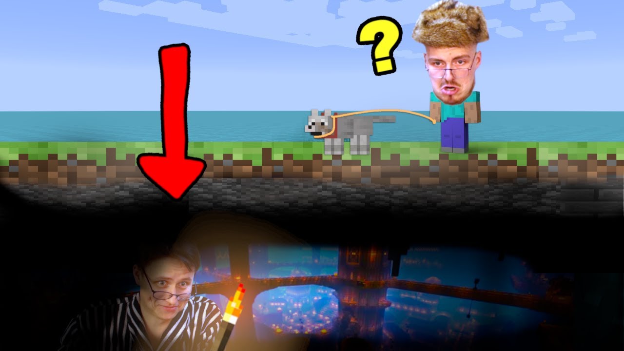Isä tutkii maanalaista valtakuntaa.. | Isäukot Minecraft