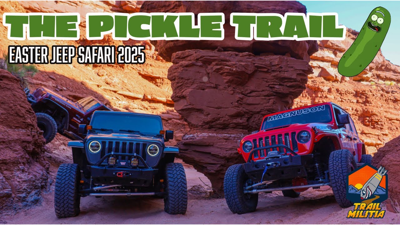 Best Trail in Moab?  The Pickle Trail is Awesome ( Easter Jeep Safari 2025 )