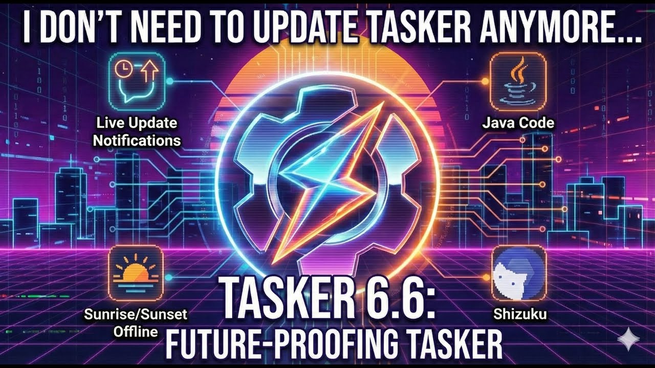 Tasker 6.6 &mdash; Обеспечение перспектив на будущее &mdash; Java-код, Shizuku, уведомления в реальном времен...
