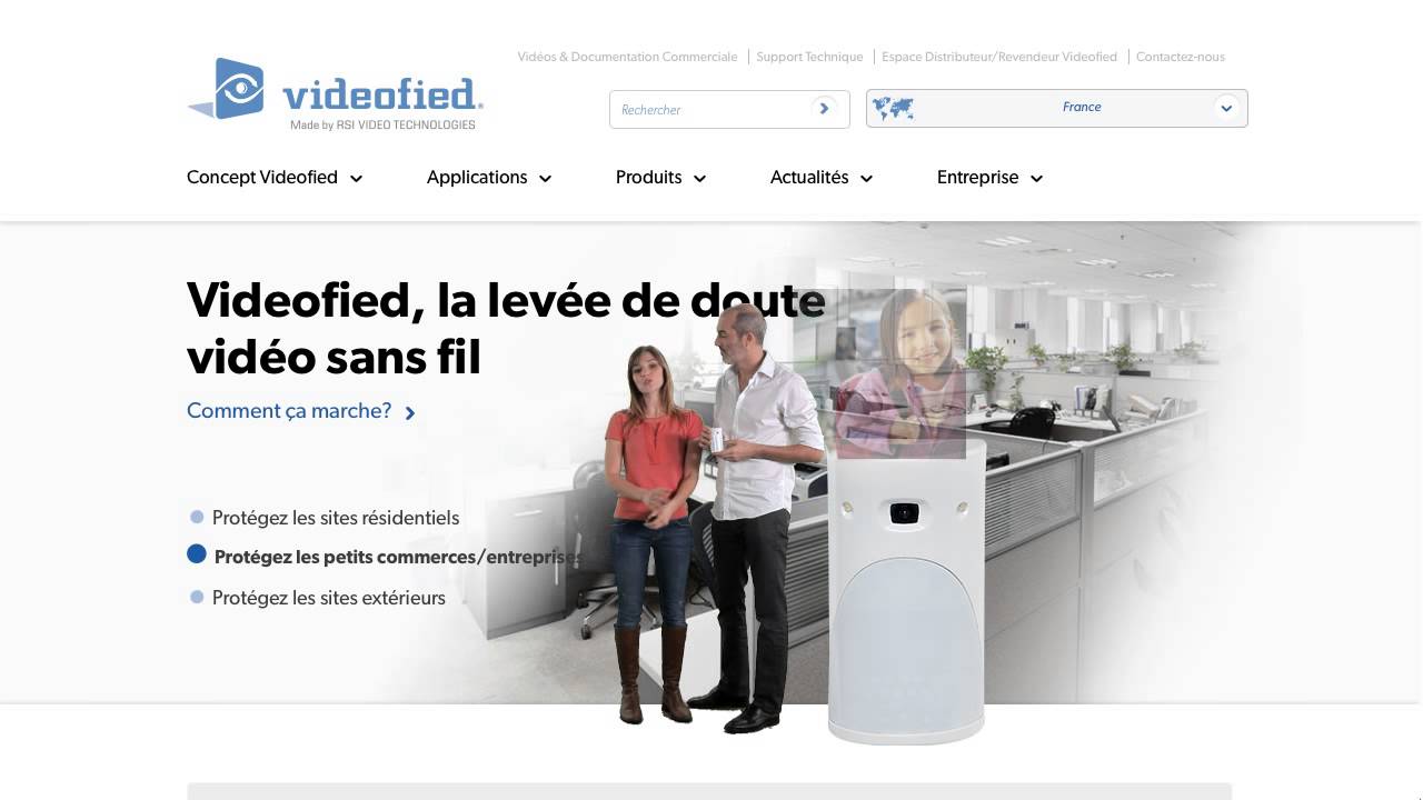 Videofied, syst&egrave;mes d'alarme &agrave; lev&eacute;e de doute vid&eacute;o couleur sans fil