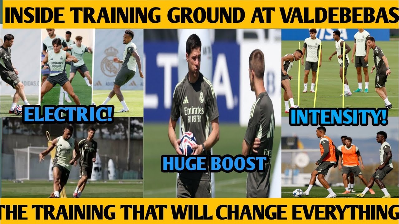 🚨INSIDE MADRID CITY: REAL MADRID INTENSE TRAINING AHEAD OF THE CRUTIAL MATCH AGAINST BILBAO