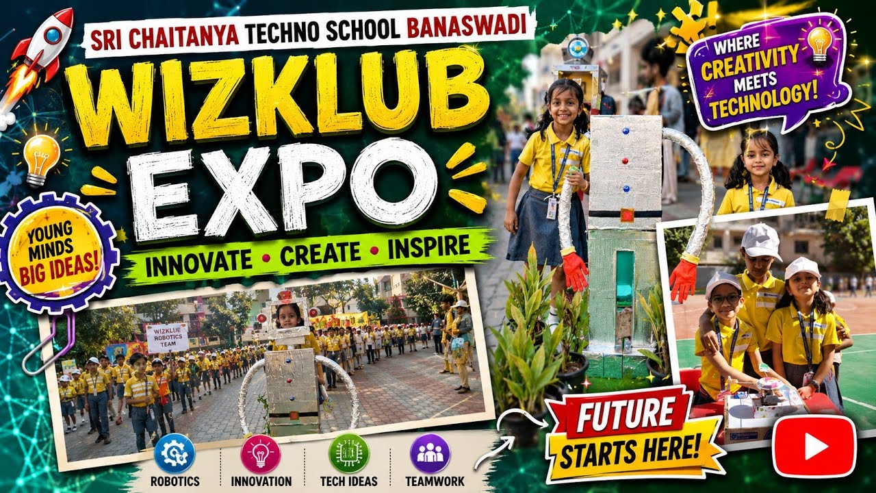 Wizklub Expo , Sri Chaitanya Techno School Banaswadi Bengaluru | Exhibition | School Activity #scts 