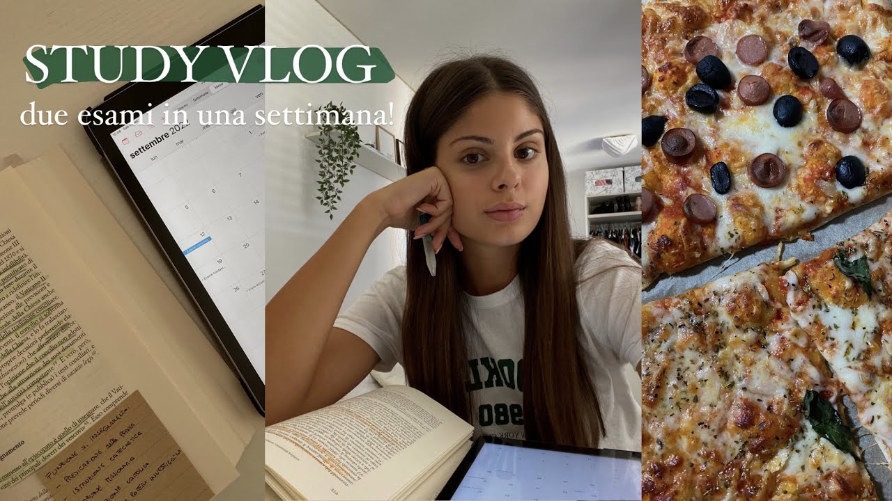 DUE ESAMI IN UNA SETTIMANA! || STUDY VLOG📚