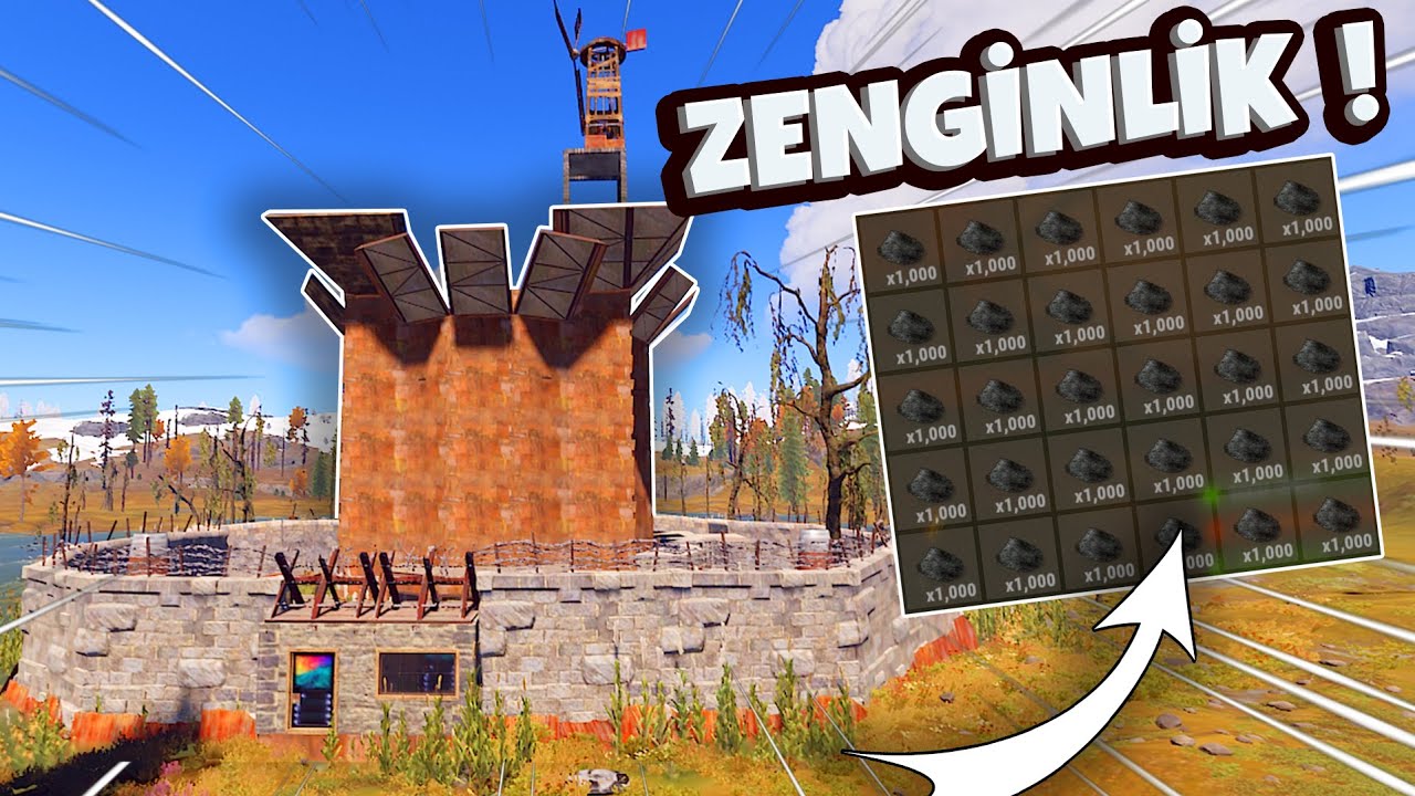 10 ROKETE ZENGİN OLMAK ! | Rust Türkçe