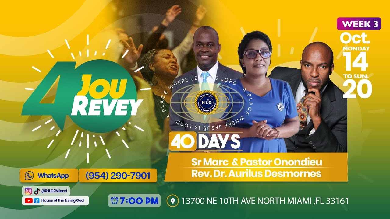 House of the Living God | HLG 40 Days Revival DAY 14 | October 15th, 2024