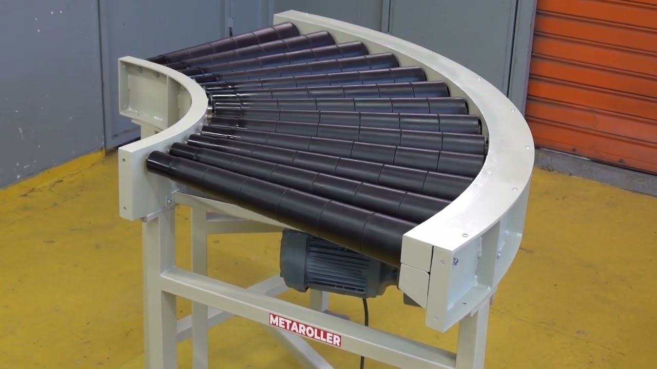 Tapered Roller Curve Conveyor Manufacturing & Operation | Metaroller 