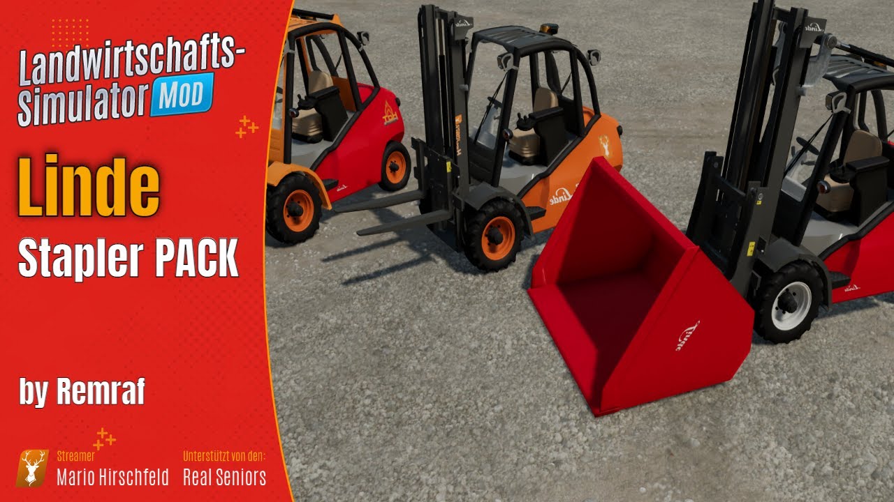 LS22 Mod / Linde Gabelstapler Mod Pack von Remraf / LS22 Modvorstellung