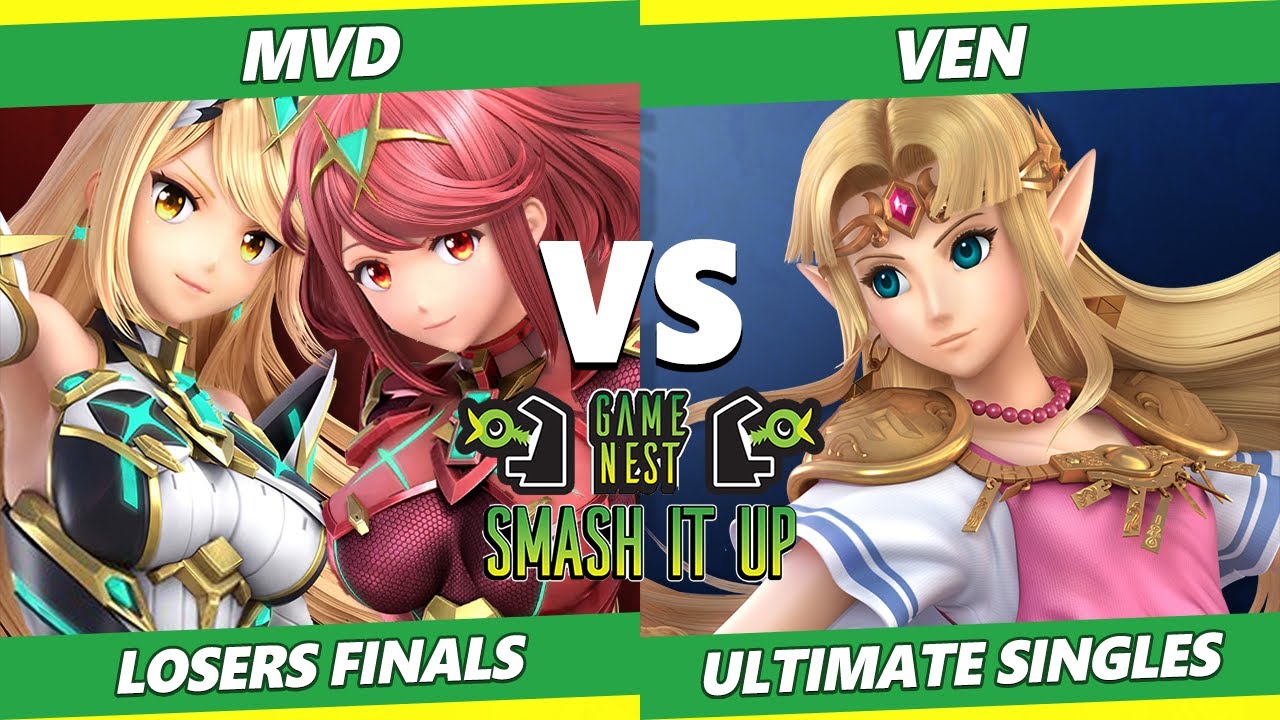 Smash It Up 22 Losers Finals - MVD (Pyra Mythra) Vs. Ven (Zelda) - SSBU Ultimate Tournament