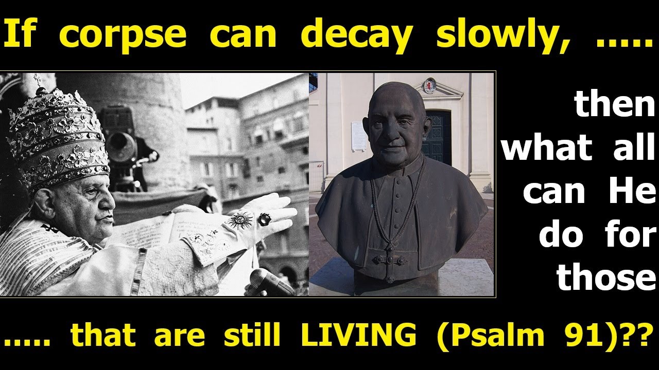 If corpse can decay slowly, then what all can He do for those that are still LIVING (Psalm 91)??