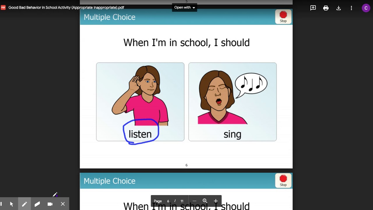 Expected vs Unexpected Behavior Activity