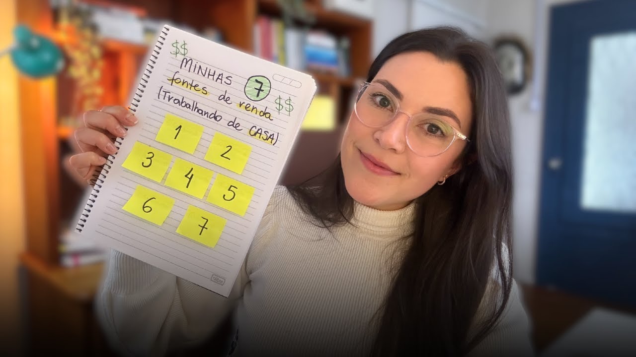 Minhas 7 fontes de RENDA trabalhando de CASA