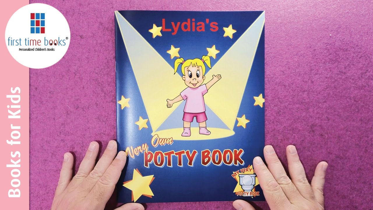 Lydia’s Potty Training Book - Personalized Children’s Books - First Time Books