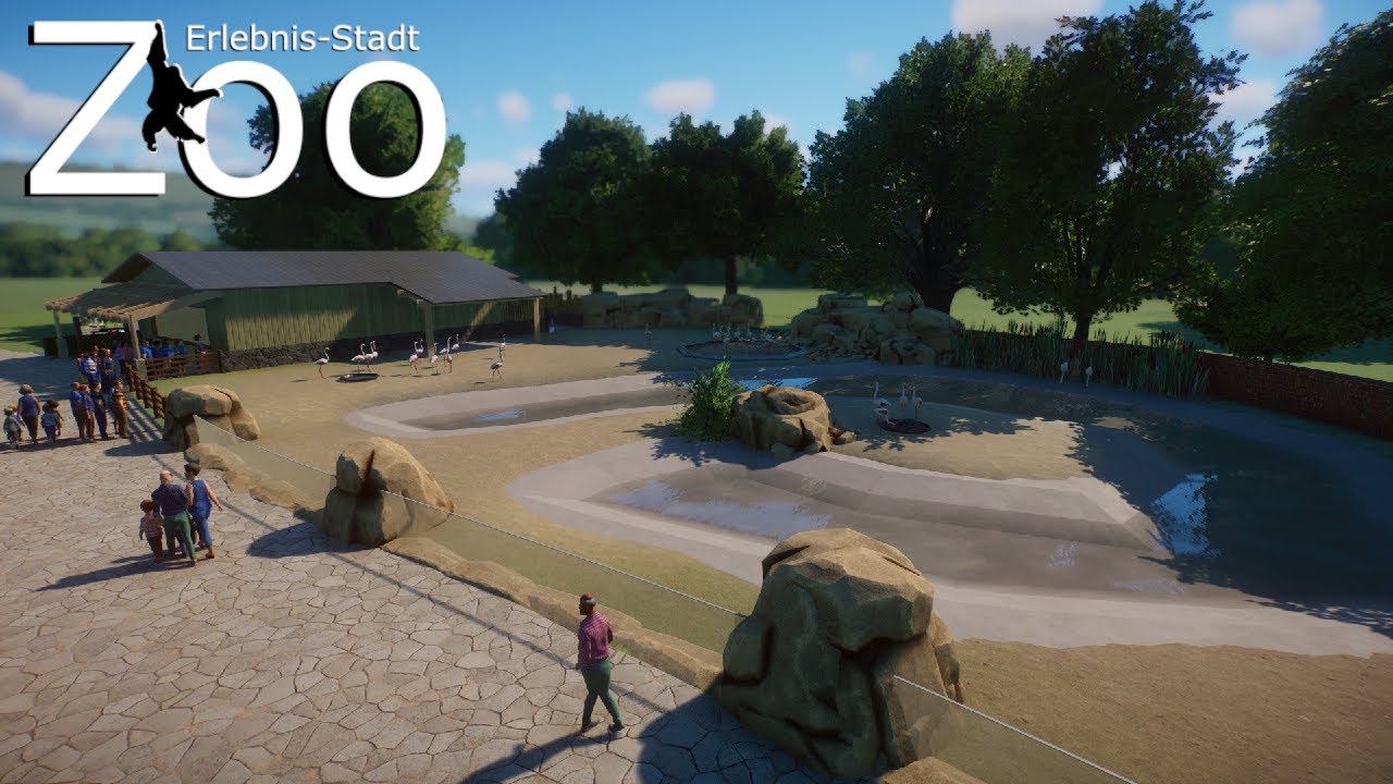 Flamingo Teich | Planet Zoo Erlebnis- Stadt Zoo #2 | Deutsch/Ger