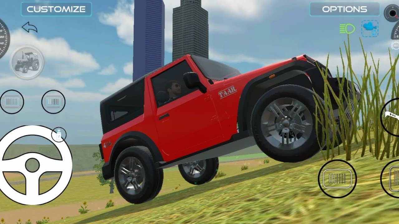 THAR stunt in Indian vehicles simulator 3D 