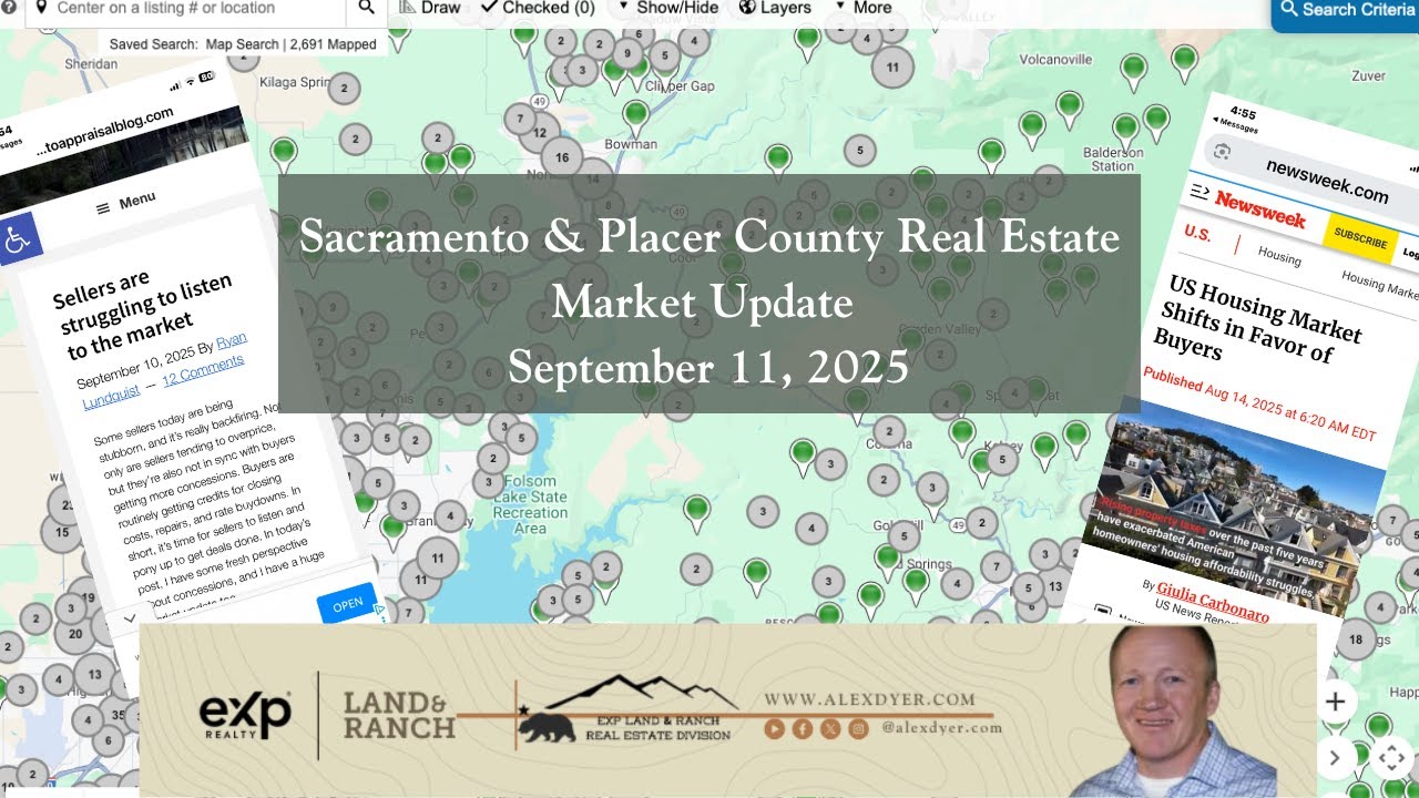Sacramento & Placer County Real Estate Market Update September 11th, 2025