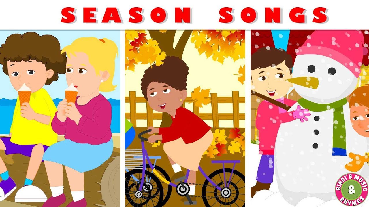 Season Songs | Nursery Rhymes for Kids | Summer Autumn Winter Spring