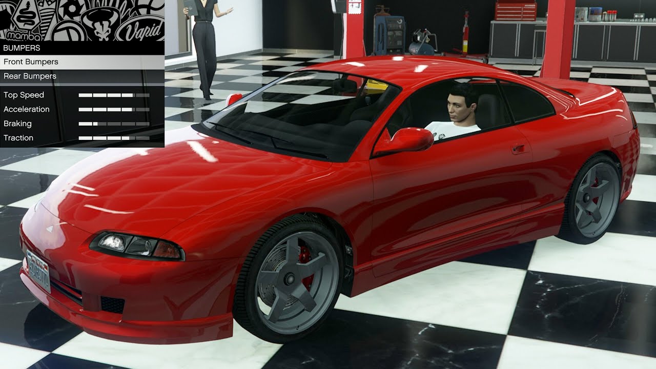 GTA 5 — Кастомизация транспорта из прошлых DLC — Maibatsu Penumbra FF (Mitsubishi Eclipse)