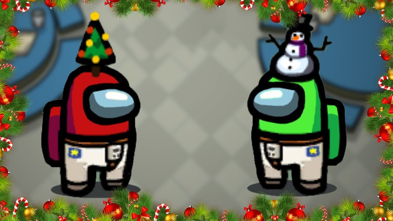 VELHOTE E O IRMÃO DO VELHOTE VIRARAM IMPOSTORES DO NATAL (AMONG US)